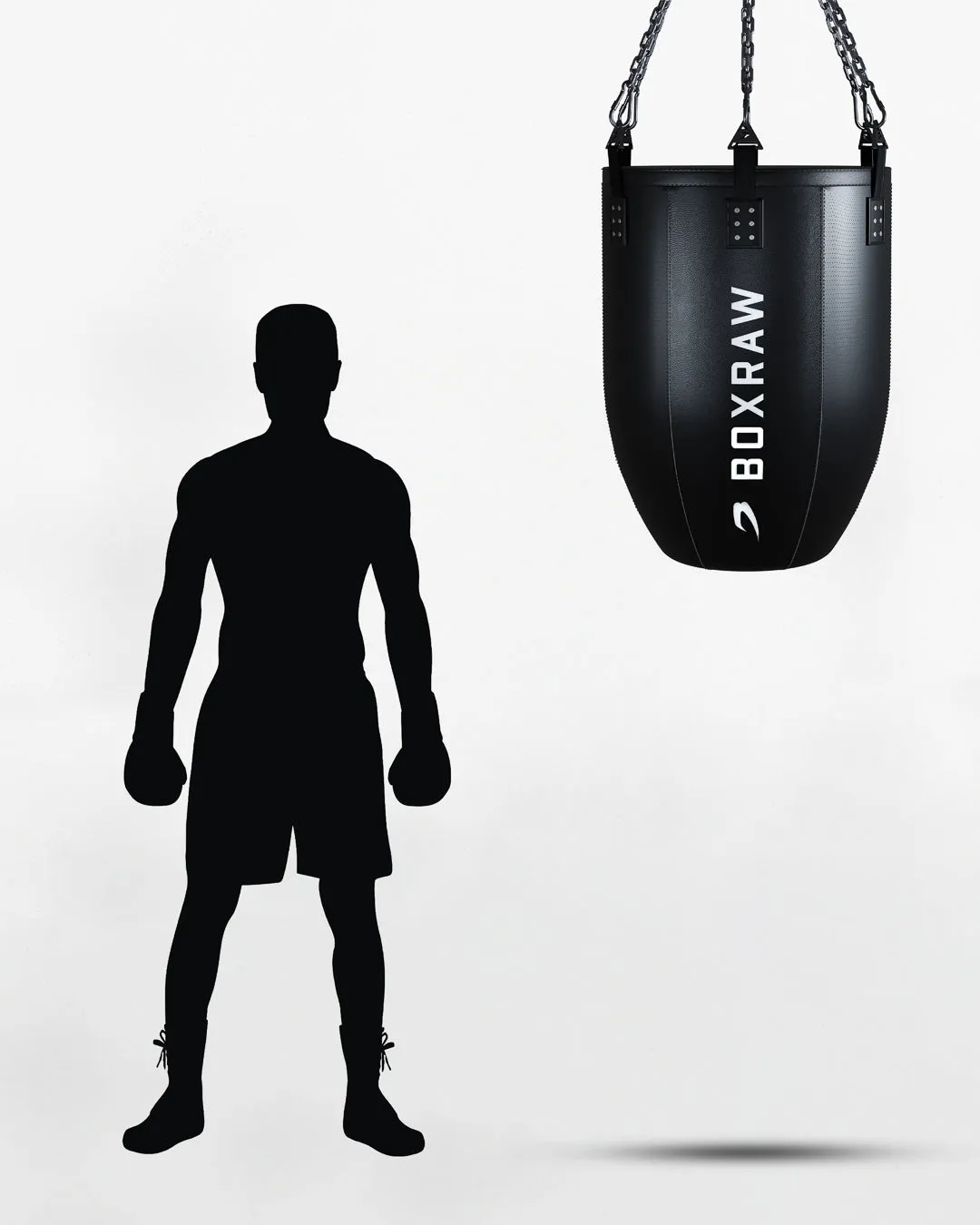 BOXRAW 3.7ft Fat Man Bag - Black