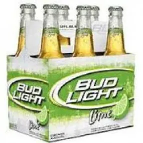 Bud Light Lime 12 Oz 6 Pk Bottles