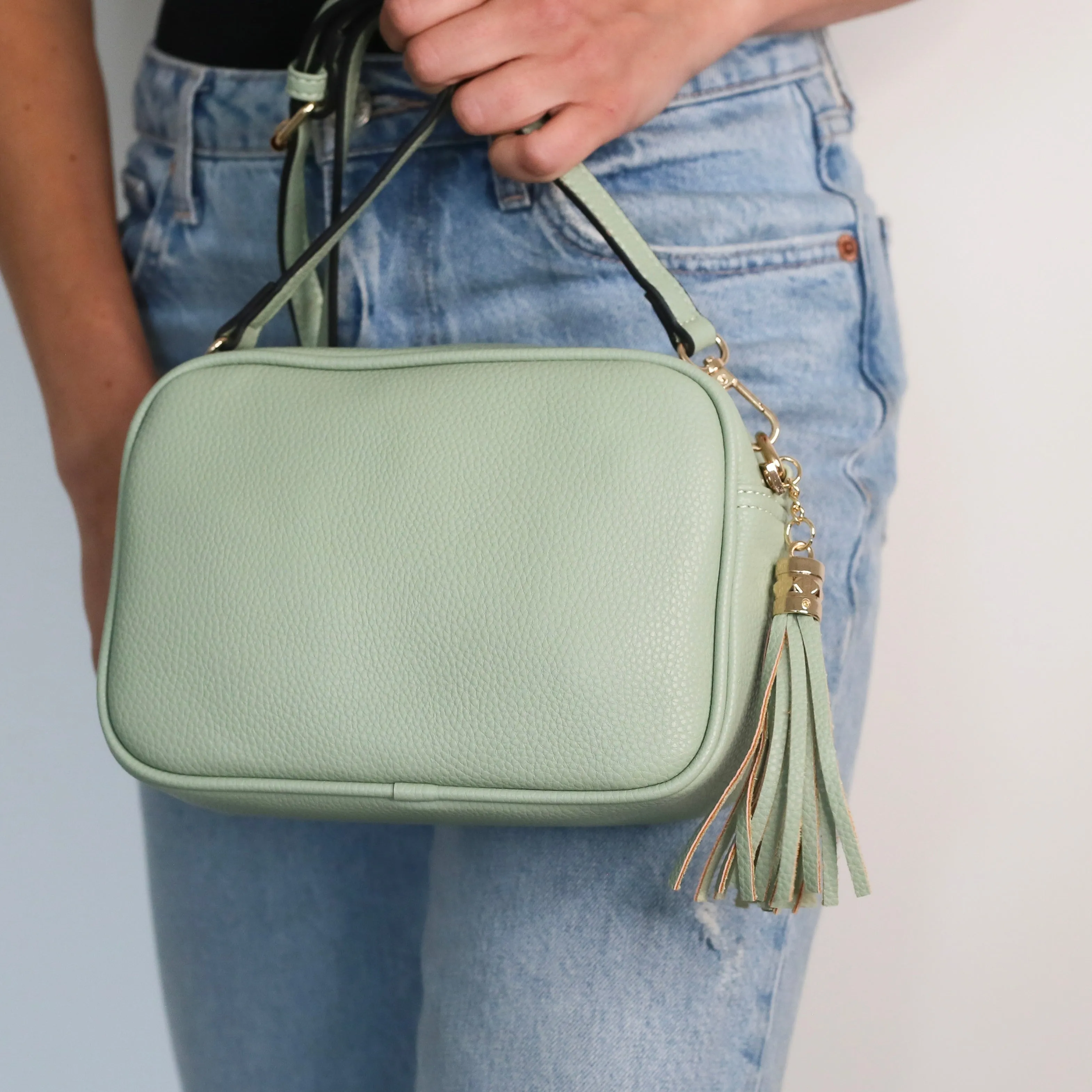 Camera Bag & Plain Strap - Mint