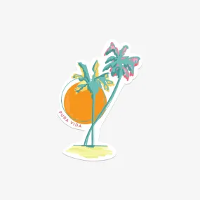 Color Palms Sticker