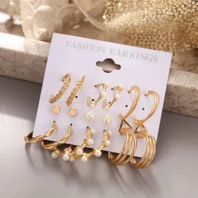 Combo Pack Of Earrings(Pack Of 9)