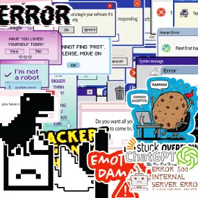 Error Sticker Packs [50 sticker]