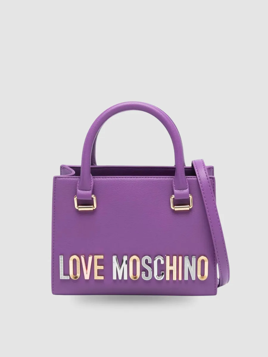 logo-lettering tote bag love moschino