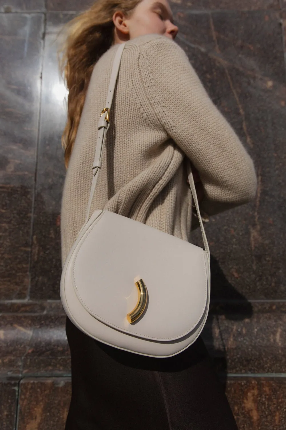 Maccheroni Saddle Bag Marble