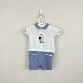 Mayoral Applique Bear Playsuit 2-4 Months