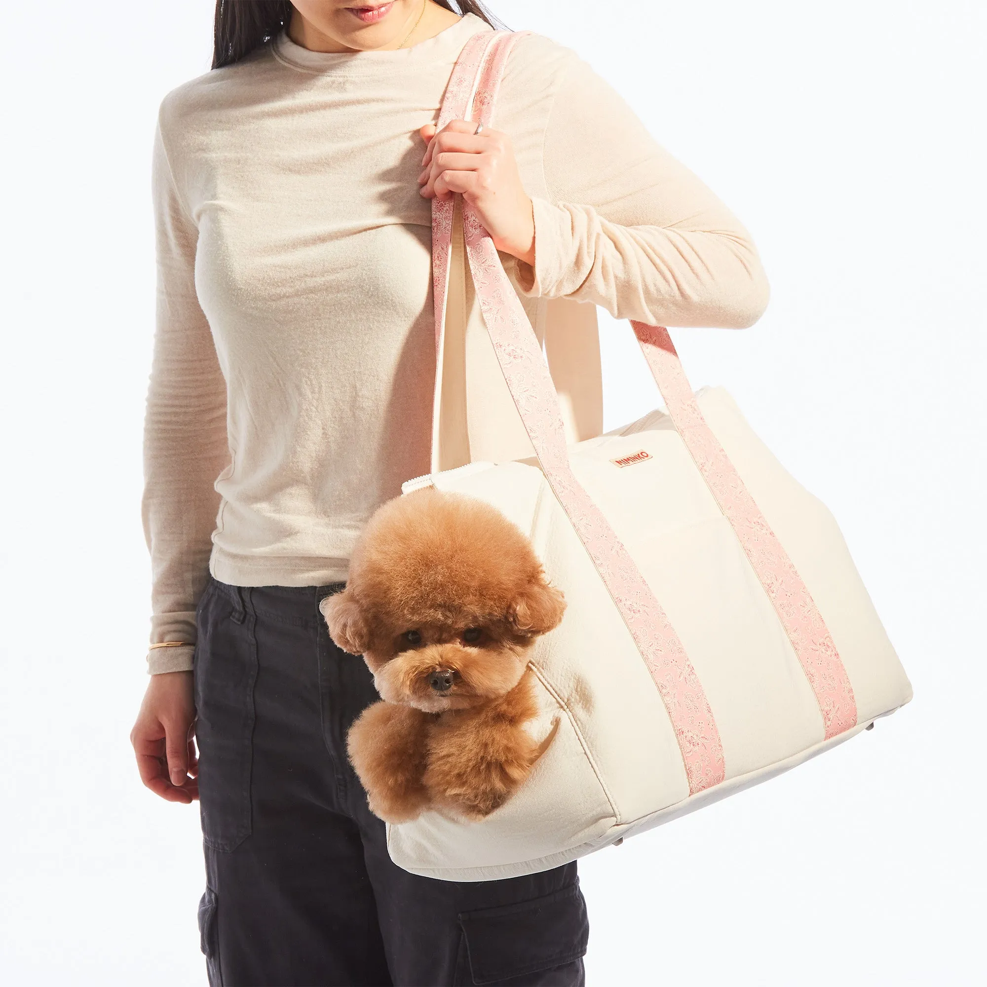 On The Move Carrier Tote (S)-Ivory