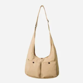 PADDED BORE BAG CROSS - BEIGE