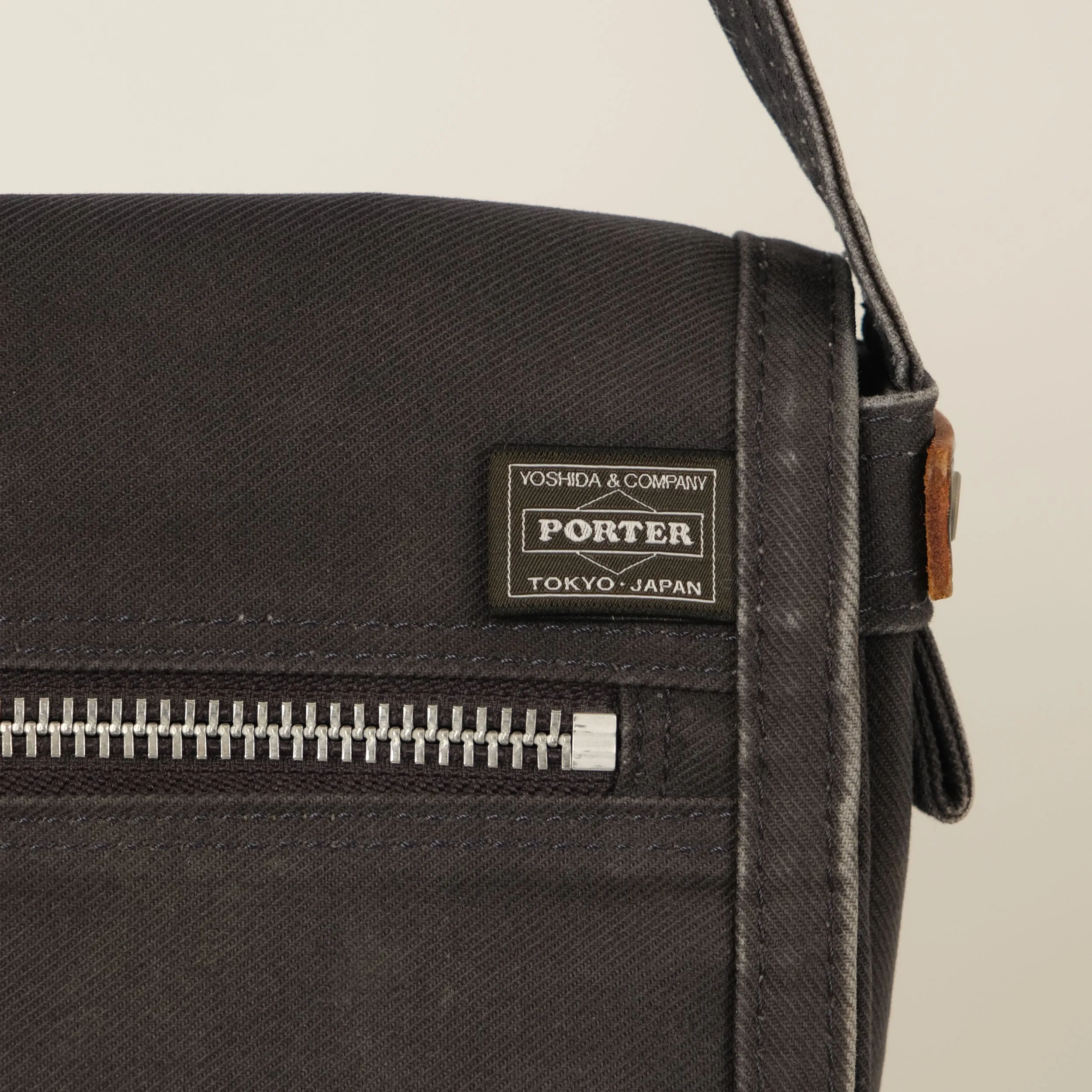 PORTER HALF-MOON CANVAS SHOULDER BAG #25