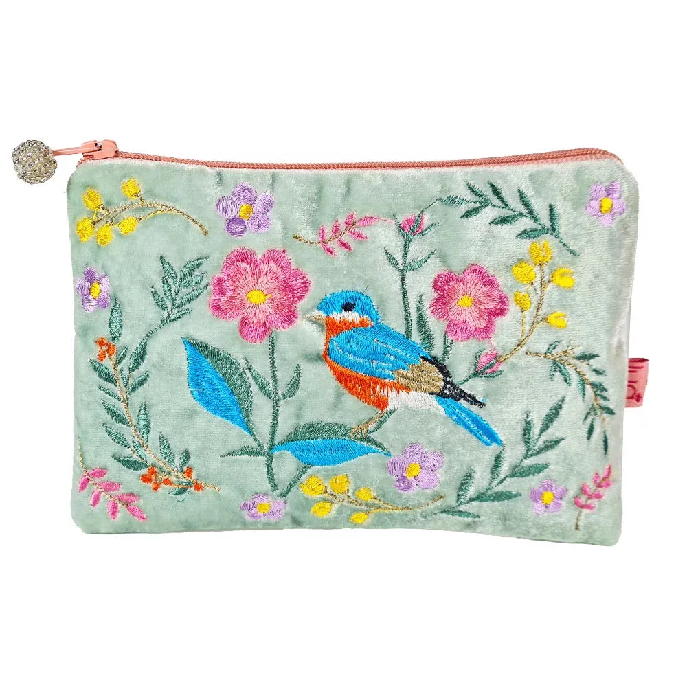 PU251 Bird and Flower Purse By Lua