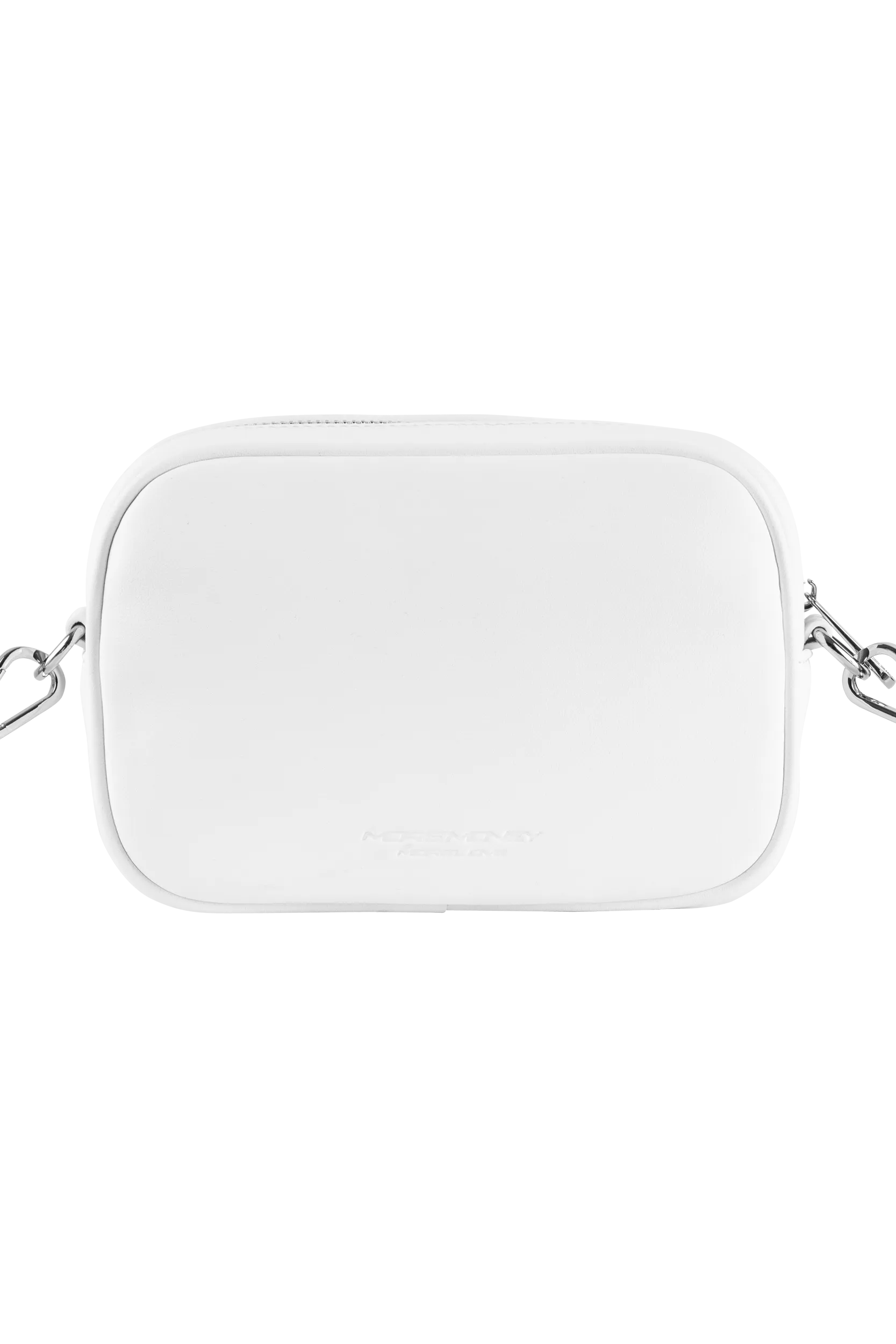 PUNCHED HEART SHOULDER BAG WHITE