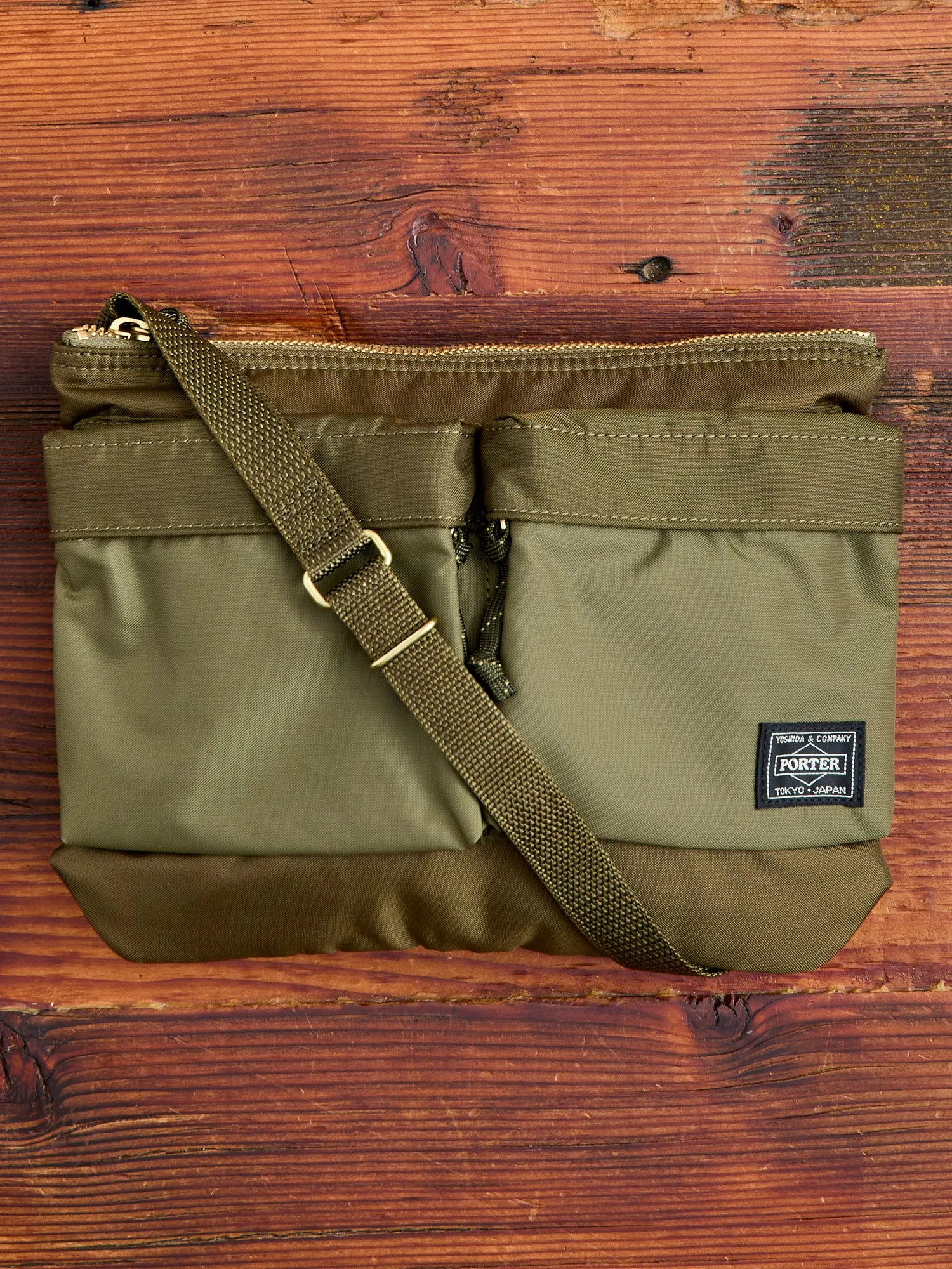 "Force" Shoulder Bag in Olive Drab