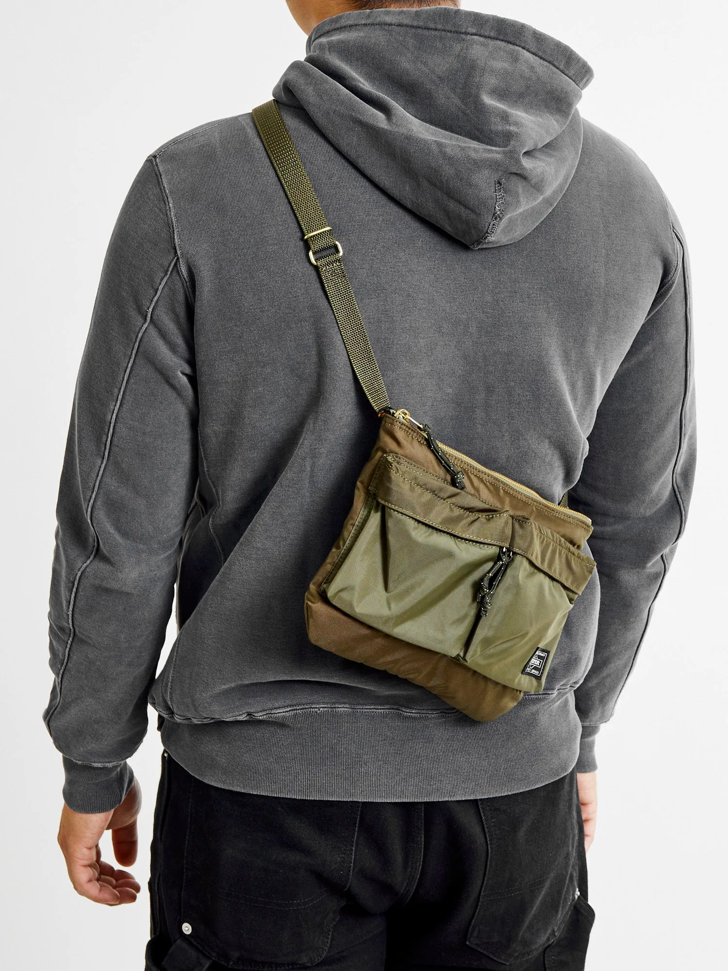 "Force" Shoulder Bag in Olive Drab