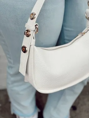 Rhoda White Shoulder Bag