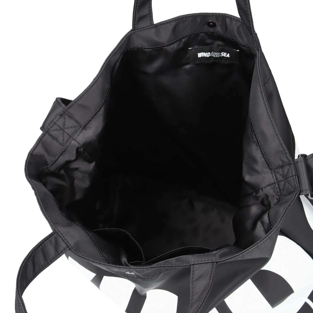 SEA Shoulder Tote Bag / BLACK